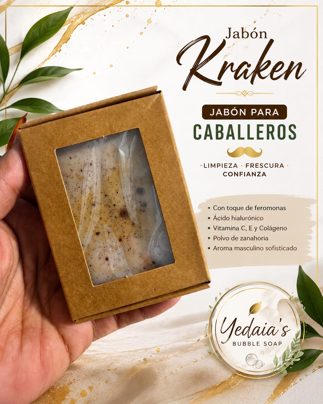 KRAKEN Jabón para Caballeros