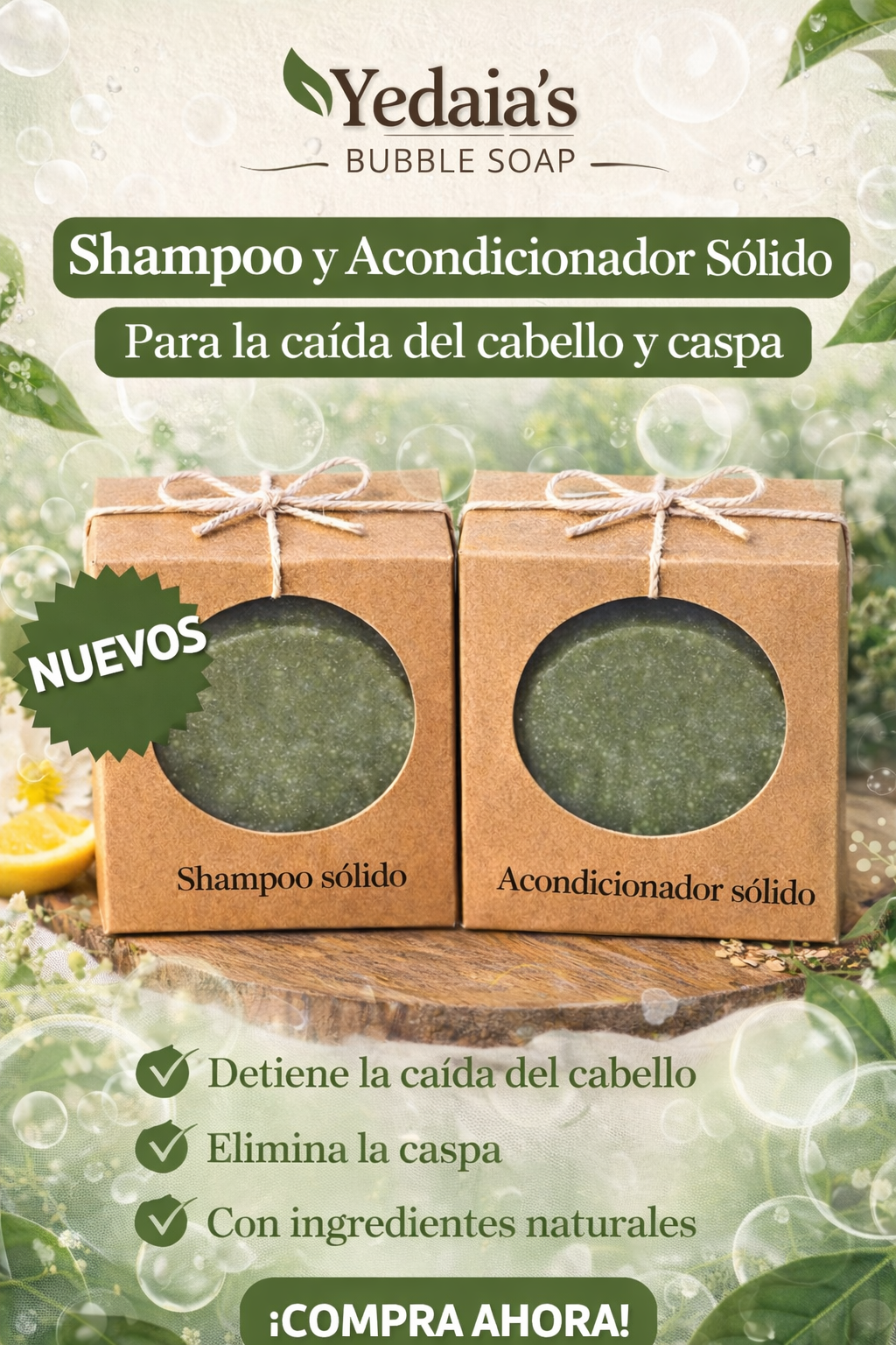 Renova Capilar. Crecimiento, Fortaleza, Anti Caspa.